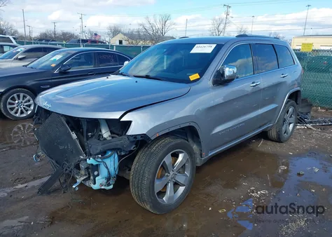 2014 Jeep Grand Cherokee Overland from USA, damaged, VIN 1C4RJFCT8EC216388